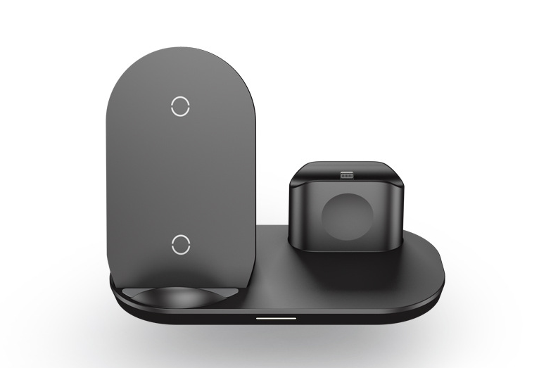 3-in-1 Vertical Wireless Charger — iPhone, Apple Watch & AirPods
