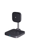 3-in-1 MagSafe Charger with Cooling Fan — iPhone, AirPods & Watch