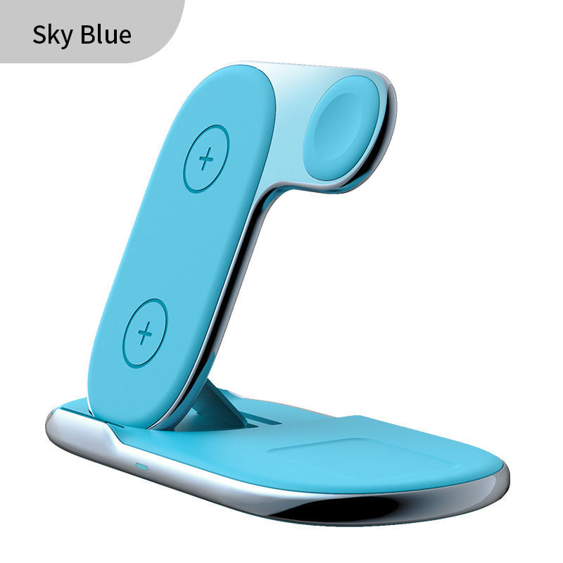 Foldable 3-in-1 Wireless Charger — iPhone, Huawei & Watch