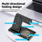 PowerDock™ | 3-in-1 Wireless Charging Station