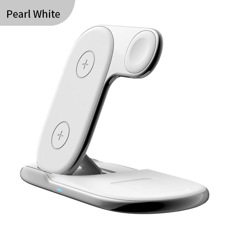Foldable 3-in-1 Wireless Charger — iPhone, Huawei & Watch