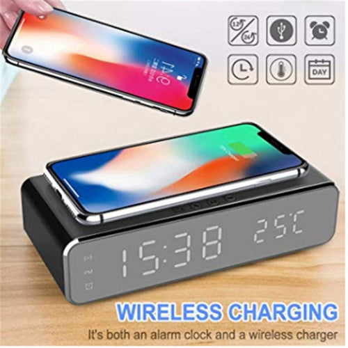 DeskClock™ | Wireless Charging Desk Clock