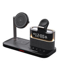 3-in-1 Magnetic Wireless Charger with Clock — Apple
