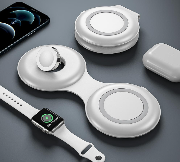 Foldable 3-in-1 Wireless Charger