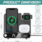 TimeDock™ | 3-in-1 Clock Charging Station