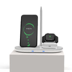 StandDock™ | 3-in-1 Wireless Charging Station