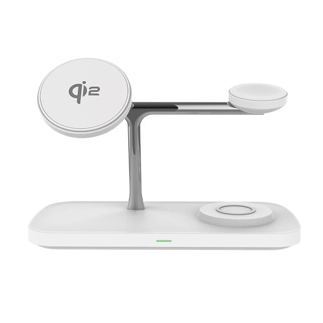 QI2 3-in-1 Magnetic Desktop Wireless Charging Stand