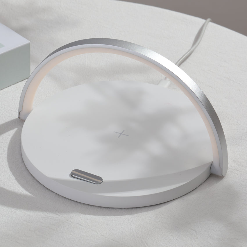 15W 3-in-1 Wireless Charger with Rainbow Night Light