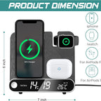 TimeDock™ | 3-in-1 Clock Charging Station