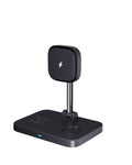 3-in-1 MagSafe Charger Stand with Cooling Fan — iPhone & Watch