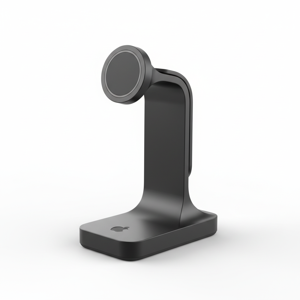 Apple Watch Charging Stand - Matte Black Aluminum